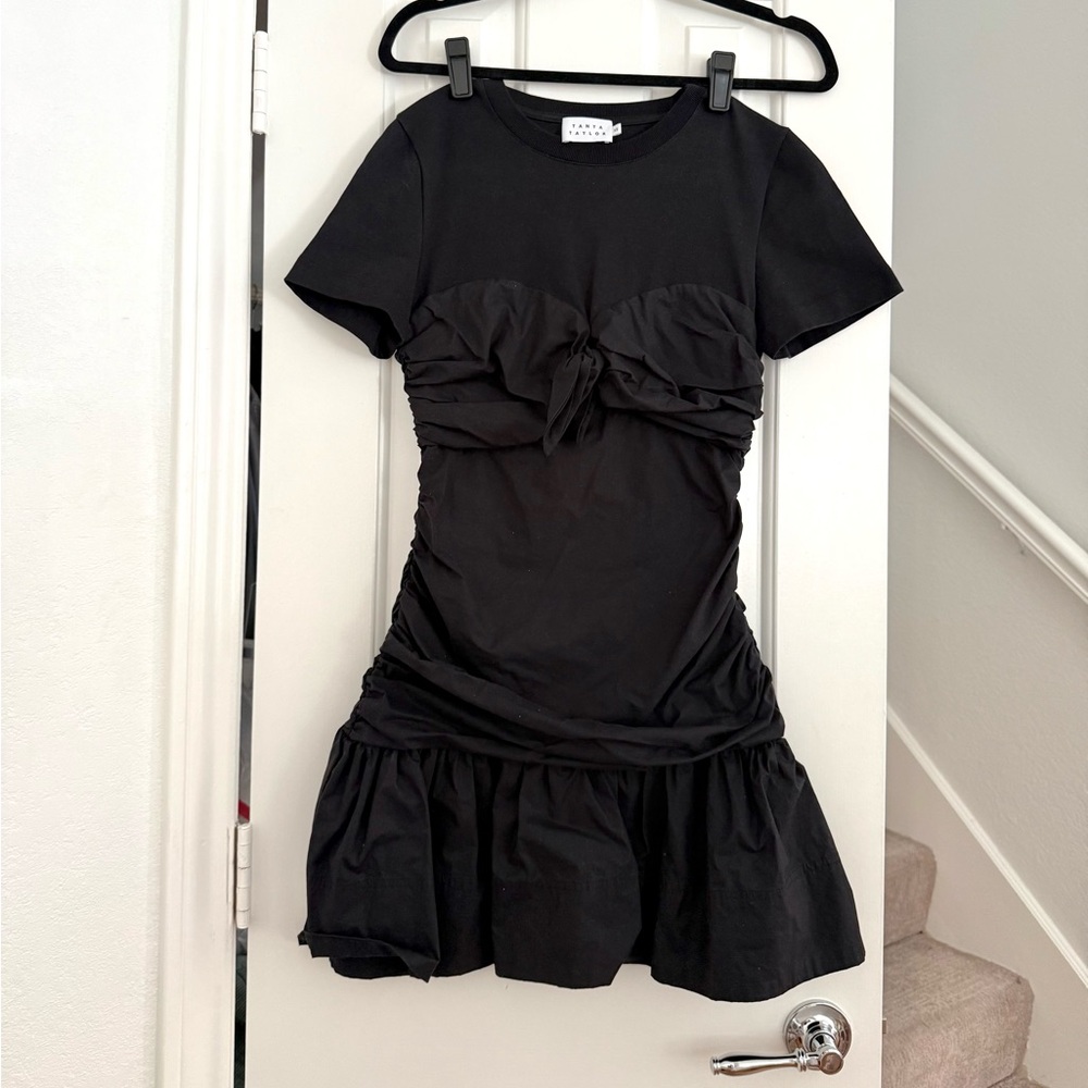 Tanya Taylor Payton Mini Dress Black Size XS